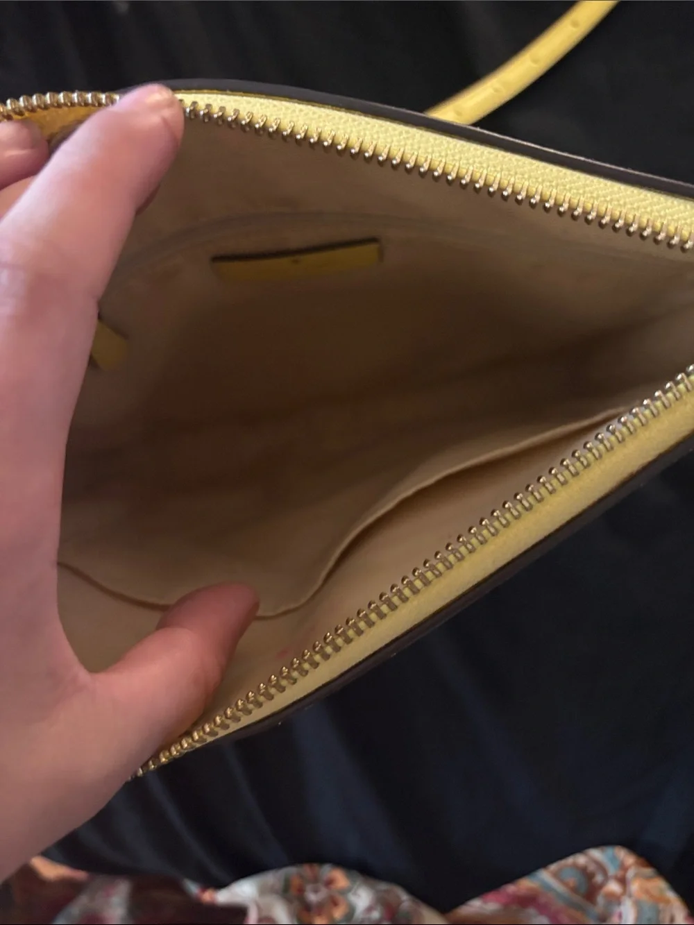 kate spade Bright Yellow Saffiano Crossbody Bag